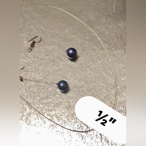 🖤TAHITAN PEARLS, Gold chain and earrings🖤 - Picture 8 of 13